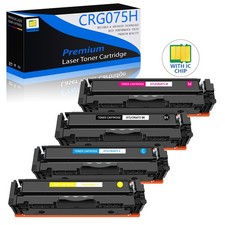 4-Pack 075H High Yield Toner Cartridge Canon 075 CRG-075 LBP640 LBP646Cdw MF660