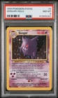 1999 Pokemon Fossil #5 Gengar-Holo PSA 8