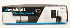 Westcott X-Drop 3-Pack Sweep Backdrop Kit (5 x 12 feet)