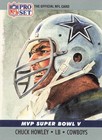 CHUCK HOWLEY 1990 Pro Set MVP Super Bowl V #5 Dallas Cowboys Football Card