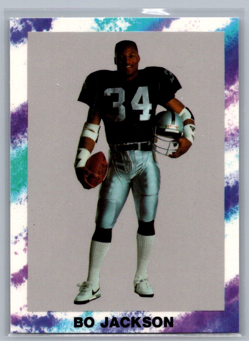 1990 Bo Knows (Purple Teal & White Border) (unlicensed) Bo Jackson #NNO