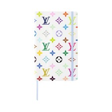 Louis Vuitton Murakami Multicolore Jane Notebook MM White GI1301 Authentic New