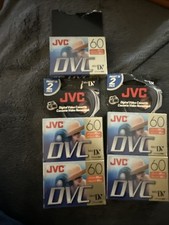 JVC 5 Pack DVC 60 Mini Digital Video Cassette Tapes DVM60ME Sealed