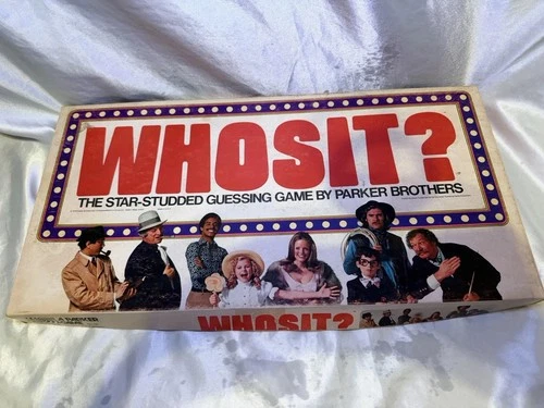Parker Brothers Whosit? 1976 Vintage Board Game, Complete