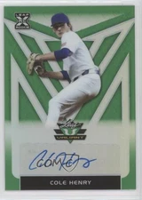 2020 Leaf Valiant /99 Cole Henry #BA-CH1 Auto