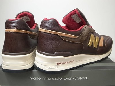 New Balance Horween M997PAH Color Brown Made in USA widht D