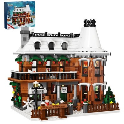 Wunderbares Leben Haus Baustein Schloss Modell Weihnachtsdeko Ziegel Spielzeug