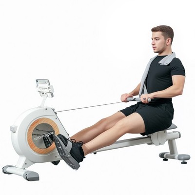 Rudergerät für Zuhause Magnetisch Rudergerät mit 16 Widerstandsstufen bis 150kg