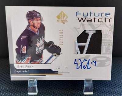 Eric Fehr 2005-06 SP Authentic Future Watch Auto Patch RC /100 2 Color Patch