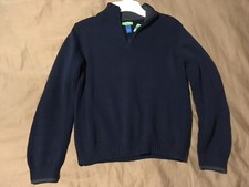 NWT Boys Greendog dark blue sweater, size 7, msrp 24.99