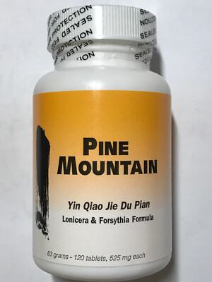 Pine Mountain - Lonicera & Forsythia Formula / Yin Qiao Jie Du Pian, 120 Tablets