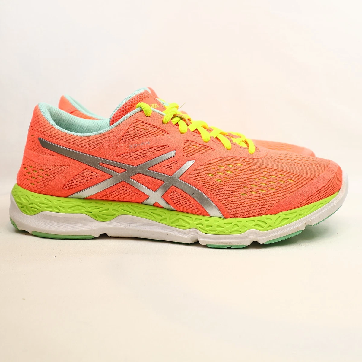 Asics Womens 33 FA T583N Coral Flash Running Shoes Size US 7.5