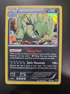 Tyranitar 56/124 Cosmos Holo Rare XY Fates Collide Pokemon Card TCG - NM Mint *