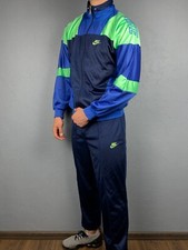 Nike 90s Vintage Mens Track Suit Jacket Pants Size M