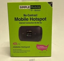 Simple Mobile Moxee 4G LTE Prepaid Mobile Hotspot Locked Black 256MB 
