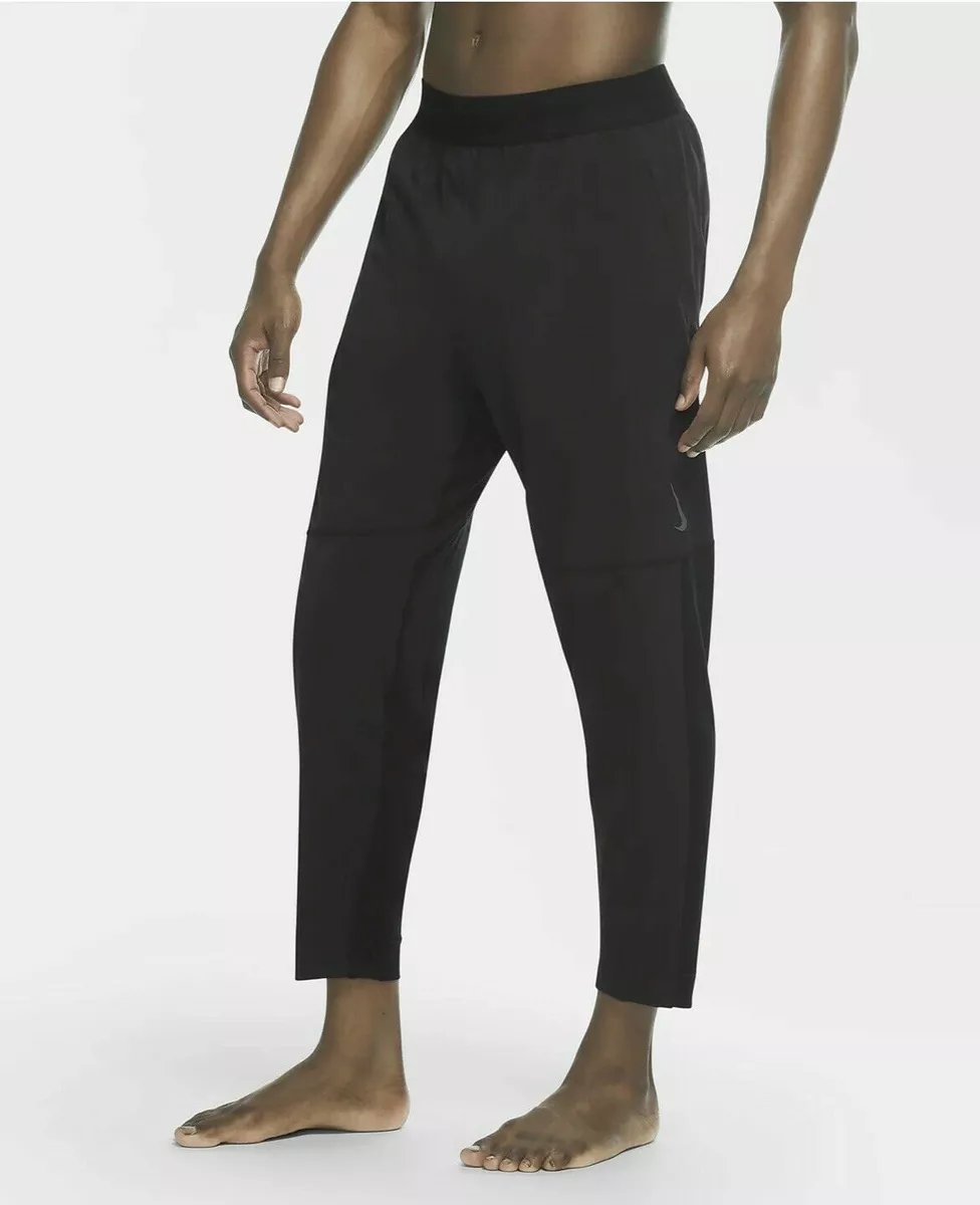 Nike Yoga Mens Pants Black Size XL Move to Zero Joggers CU7378-010 New