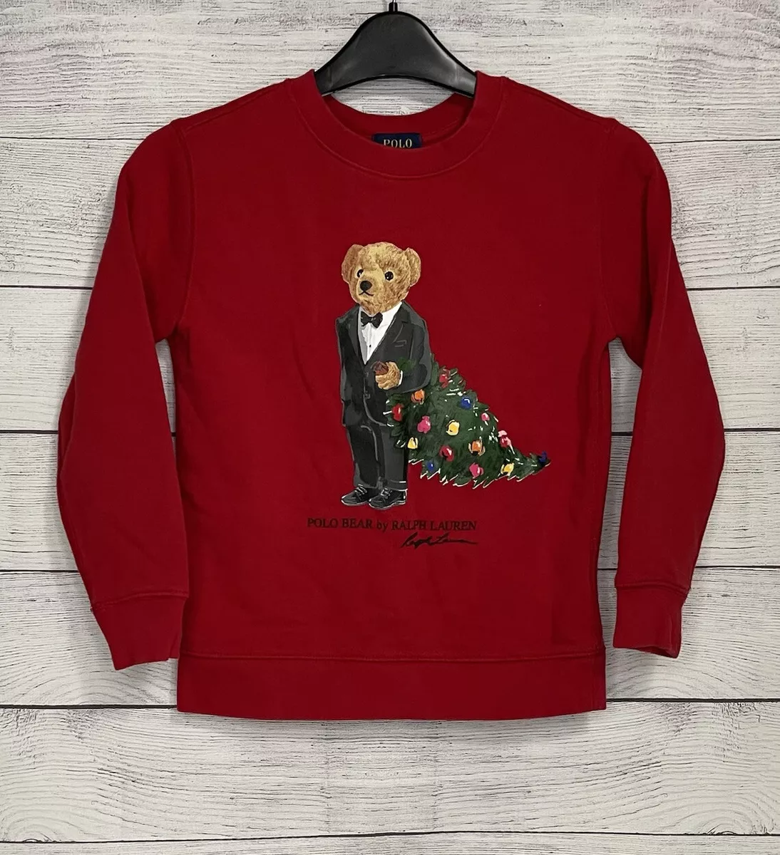 Ralph Lauren Holiday Polo Bear Sweater