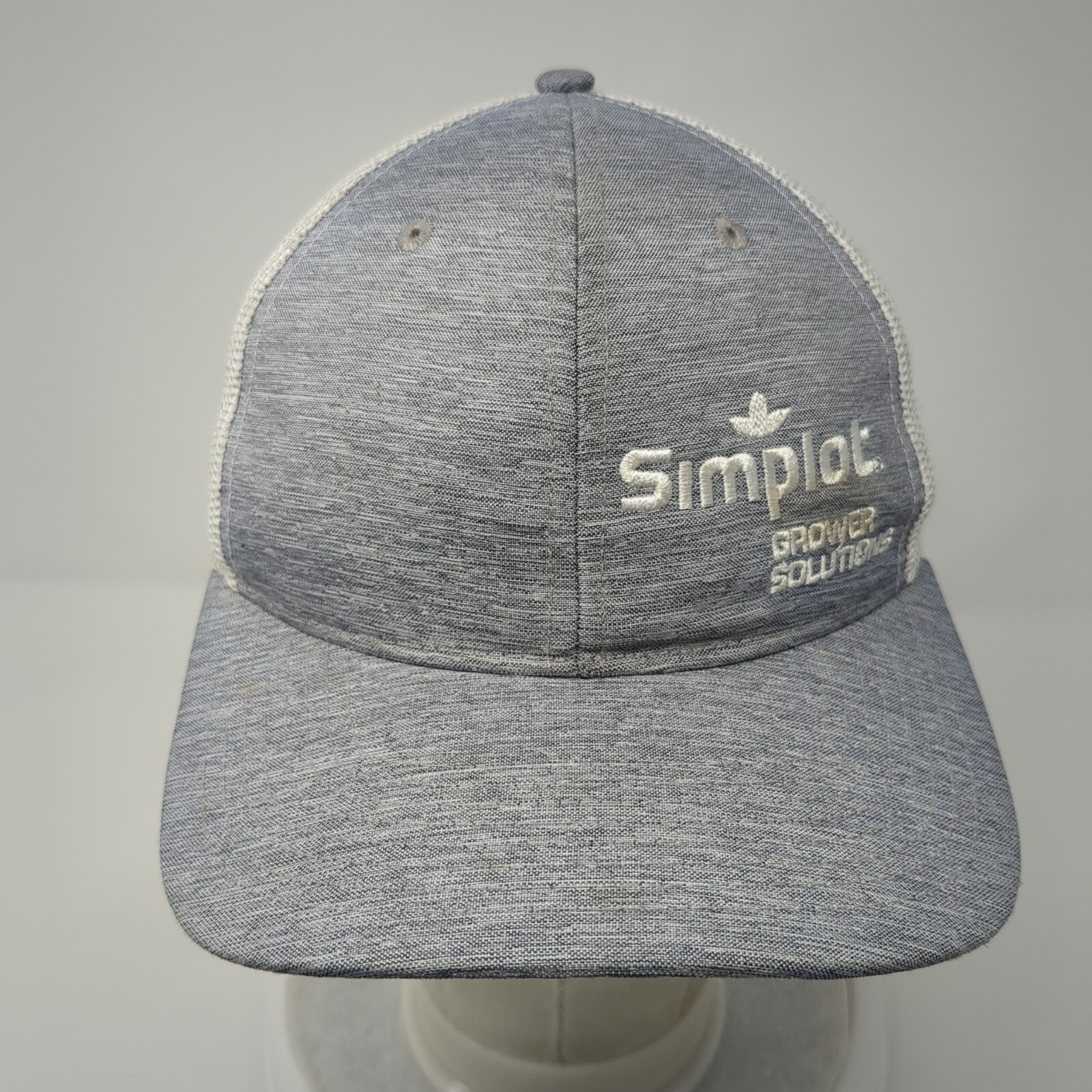 Simplot Grower Solutions Snapback Trucker Hat Gra… - image 2