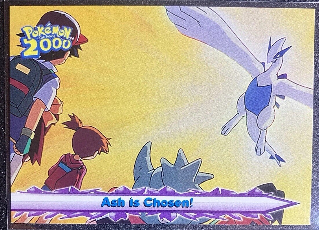 “Pokemon the Movie 2000” Topps Card - Ash is Chosen!