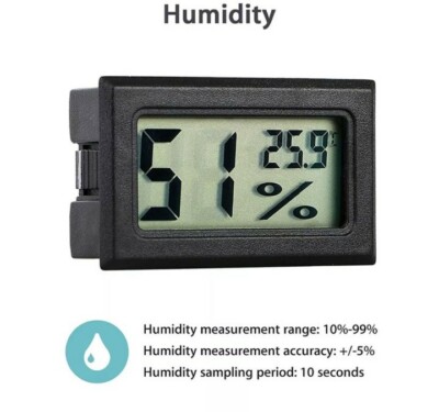 Thermometer Hygrometer Thermo-Hygrometer Luftfeuchtigkeit Temperaturmesser Neu