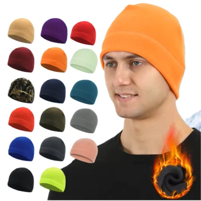 Fleece trawler Beanie Hat 17 Colours Cap Winter Warm Thick Fisherman Hat Retro