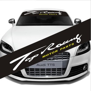 Car Reflective Front Windshield Window Banner Decal Sticker For