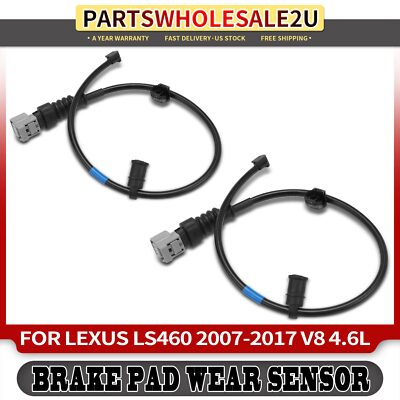 New 2x Front Driver & Passenger Brake Pad Wear Sensor for Lexus LS460 2007-2017