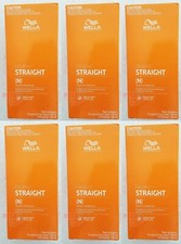 6 x WELLA WELLASTRATE Permanent Straight System Hair Straightening Cream INTENSE