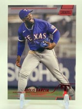 2022 Stadium Club | Adolis Garcia | Base Red Foil | Texas Rangers
