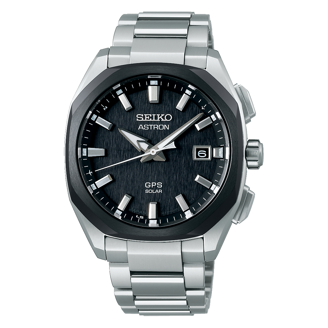 New Seiko Astron GPS Solar Titanium Black Dial Men's Watch New Seiko Astron GPS Solar Titanium Black Dial Men's Watch