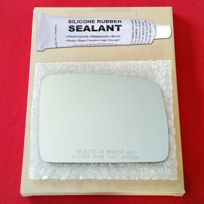 Mirror Glass Replacement + Silicone Adhesive For 05-09 Land Rover Range Rover
