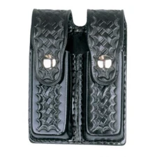 Dutyman 8521 Weave Leather Magazine Holster For Standard 9MM, Sig 220. pouch