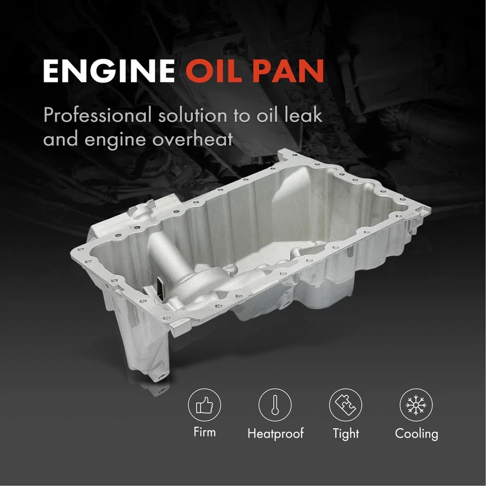 Aluminum Oil Pan for BMW 228 320 328 428 X3 X4 2.0 Liter 11137601942 - Image 2 of 4