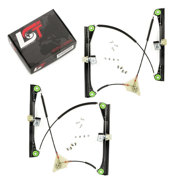 2X Fensterheber Elektrisch Vorne Links Rechts FüR Vw Polo 9N 4/5 TüRig Bis 2009-image