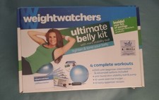 Weight Watchers Ultimate Belly Kit DVD  Mini Stability Ball Tone New Sealed NEW