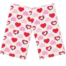 Peanuts Snoopy Valentines Day Kitchen Towels, 2 Pack 16in x 26in 100% Cotton