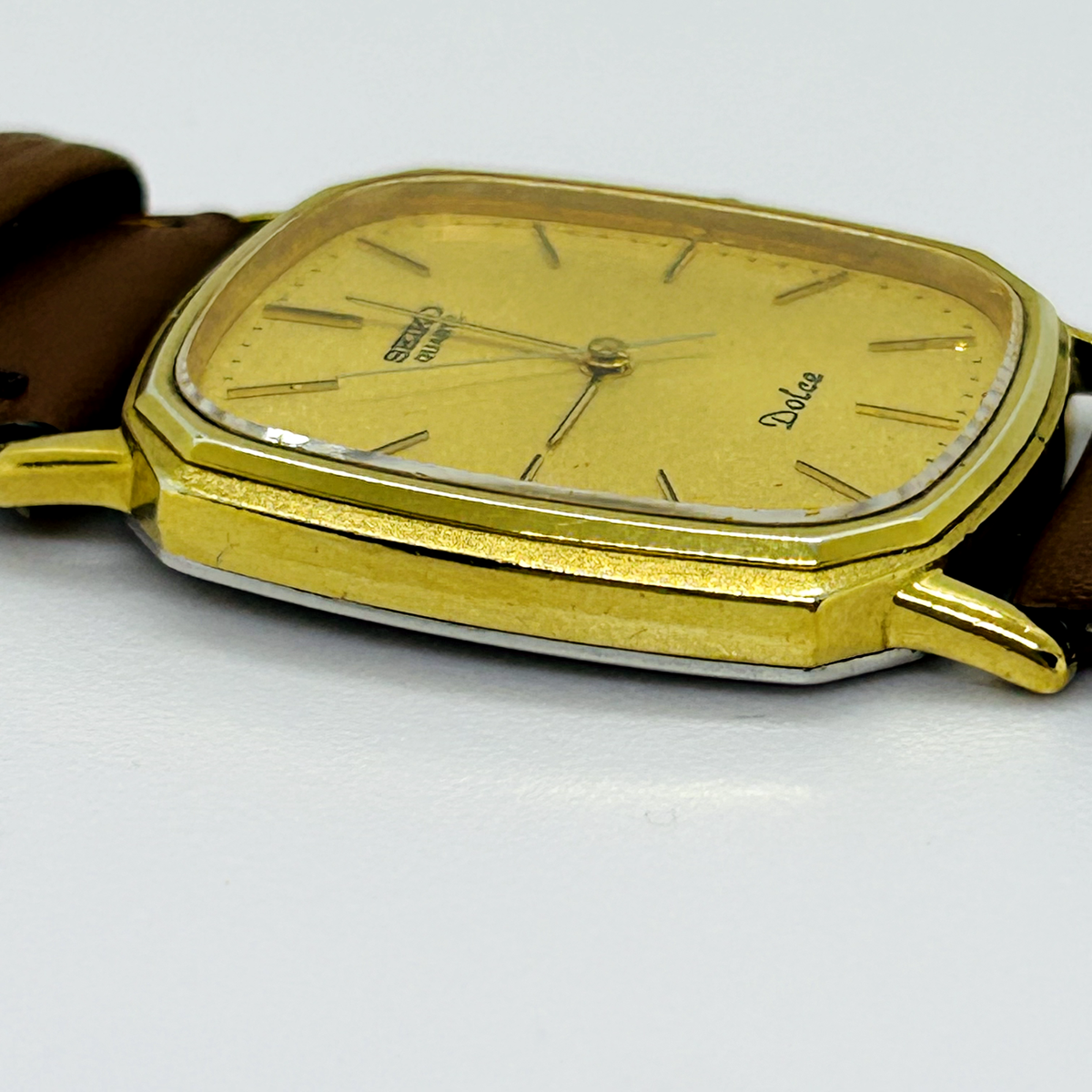 Vintage SEIKO DOLCE 6030-5550 SGP30 Tank Shape Square Men