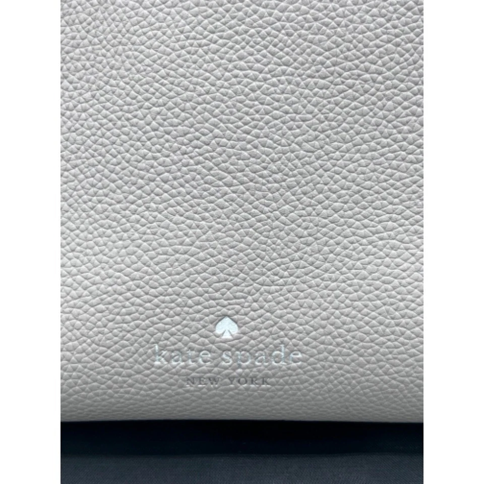Cartera Bandolera Kate Spade NY Talia Triple Compartimiento Gris Guijarro Cuero Foto 2 de 4