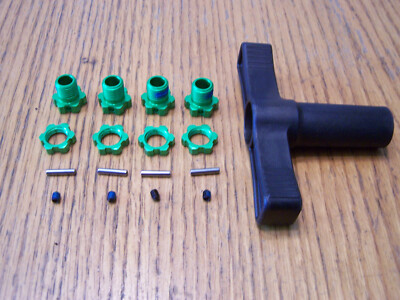 Fits Traxxas Sledge 95096-4 17mm Aluminum Wheel Hub Hex Nut Pin Splined Wrench