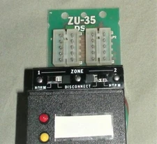 SYSTEM 3 CERBERUS PYROTRONICS ZU-35DS DUAL ZONE MODULE w/ DISCONNECT (5 AVAIL.)
