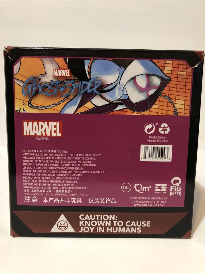 Figura Diorama Quantum Mechanix Marvel Ghost Spider Q-Fig Elite Foto 3 de 4
