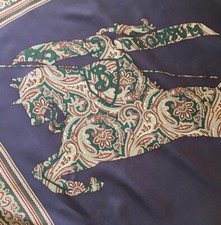 Burberry Prorsum Vintage Silk Twill Scarf Original Logo 34 inches