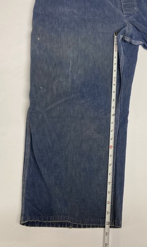 Vintage 40s-50s Hercules Sears Roebuck Denim Bib Jeans Overalls Union Made USA - Picture 21 of 21