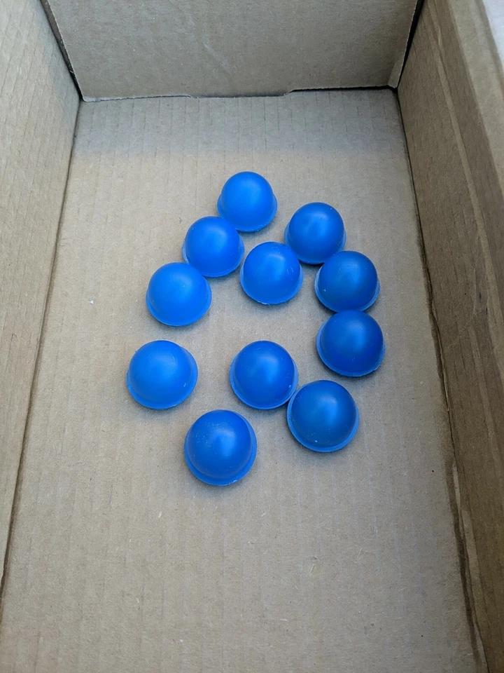 Tapa de cubierta de bombilla Lincoln Cluster azul Mark V Mark IV Continental OEM Foto 3 de 4