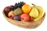 Obstschale Olivenholz Holz Ca. 32 Cm Schale