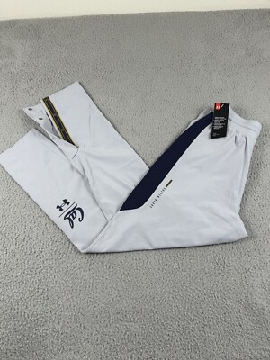 California Golden Bears Pants Mens S Gray Blue Under Armour Loose SNAP Berkeley