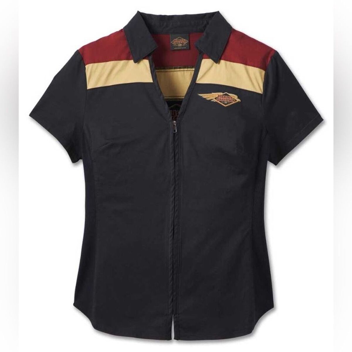 新着!【Harley Davidson】デイリーユース☆トップス☆シャツ Harley-Davidson® Women's 120th Anniversary Elemental Zip