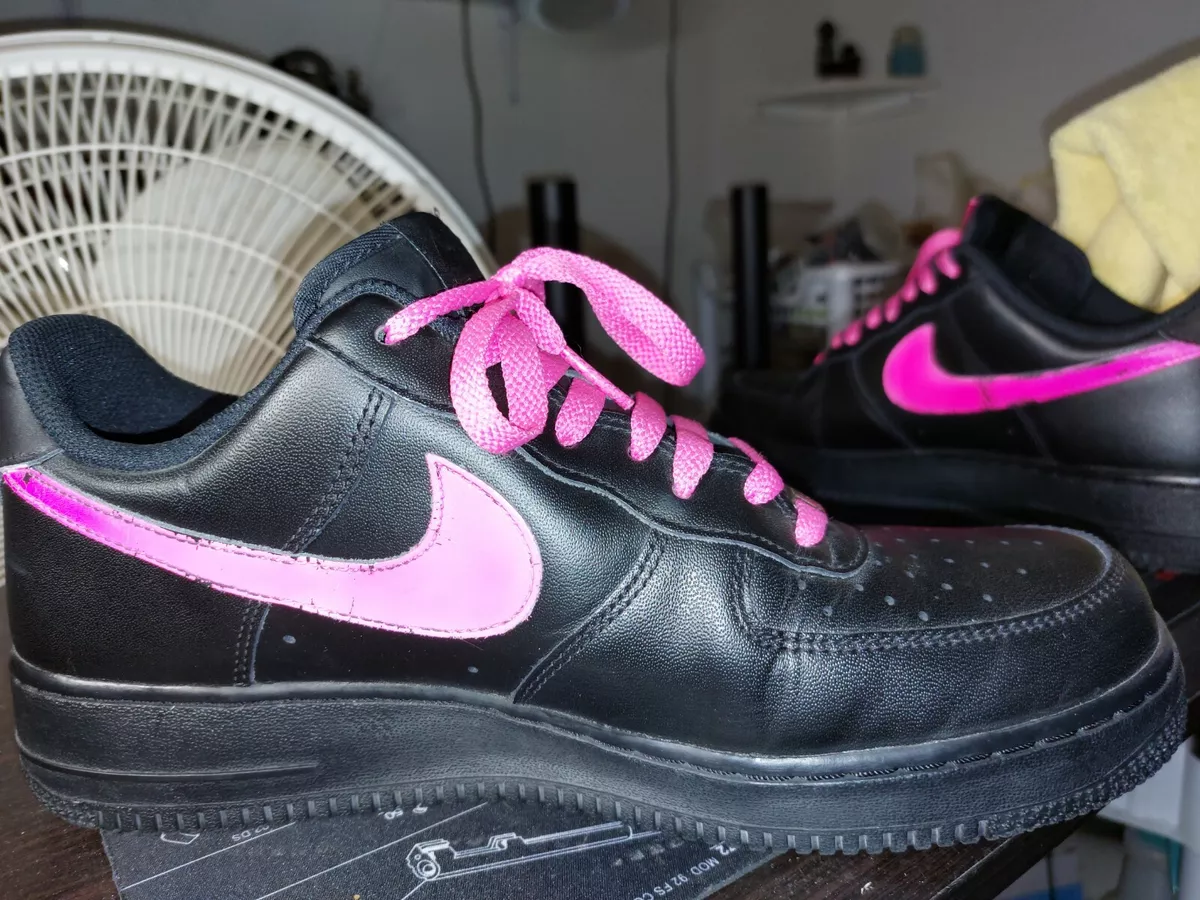 Rare OG 2016 custom Size 10 Nike Air Force 1 Low Vlone Black