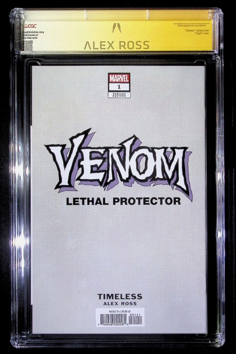 Venom: Lethal Protector II #1 Alex Ross Timless Sketch Variant CGC