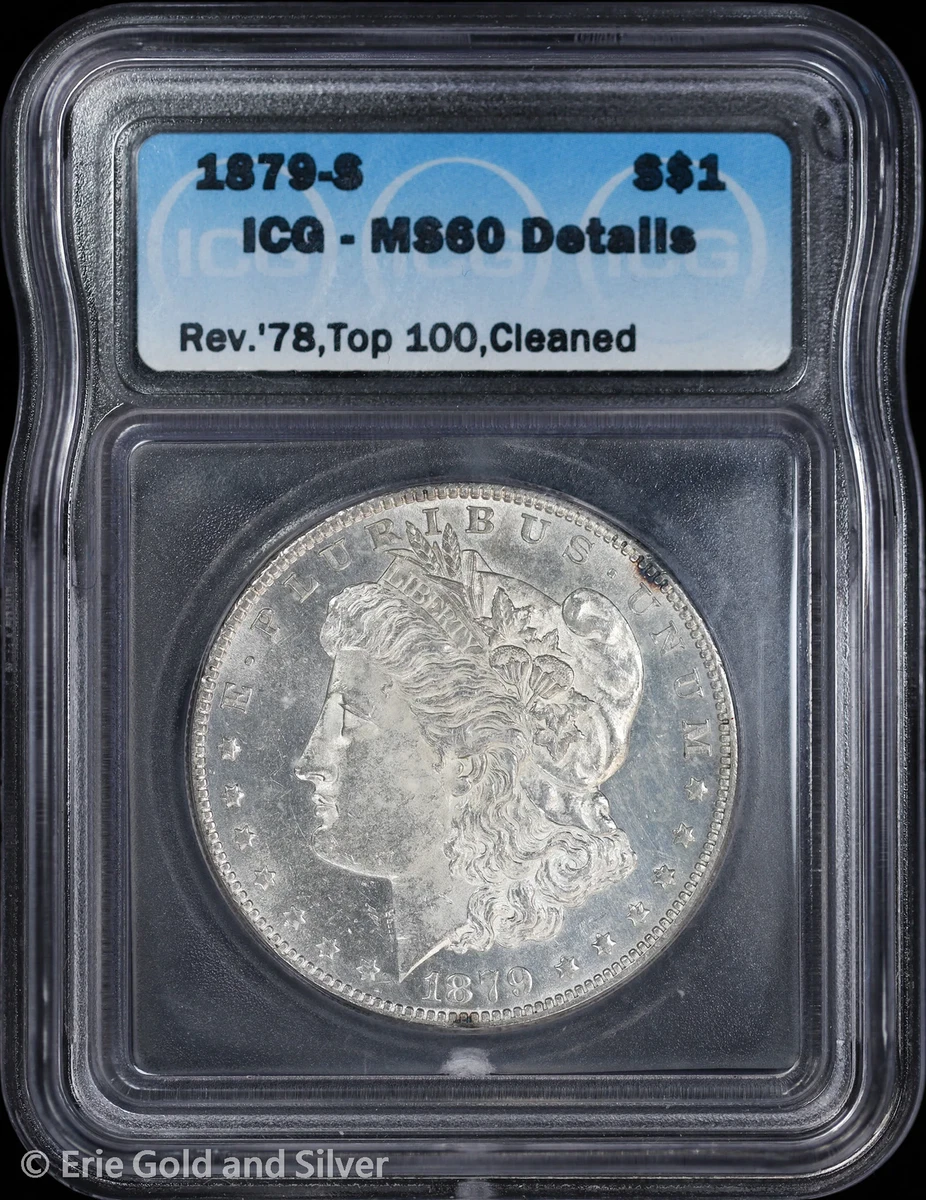 MS 60 Graded 1879 Year Morgan US Dollars (1878-1921) for sale | eBay